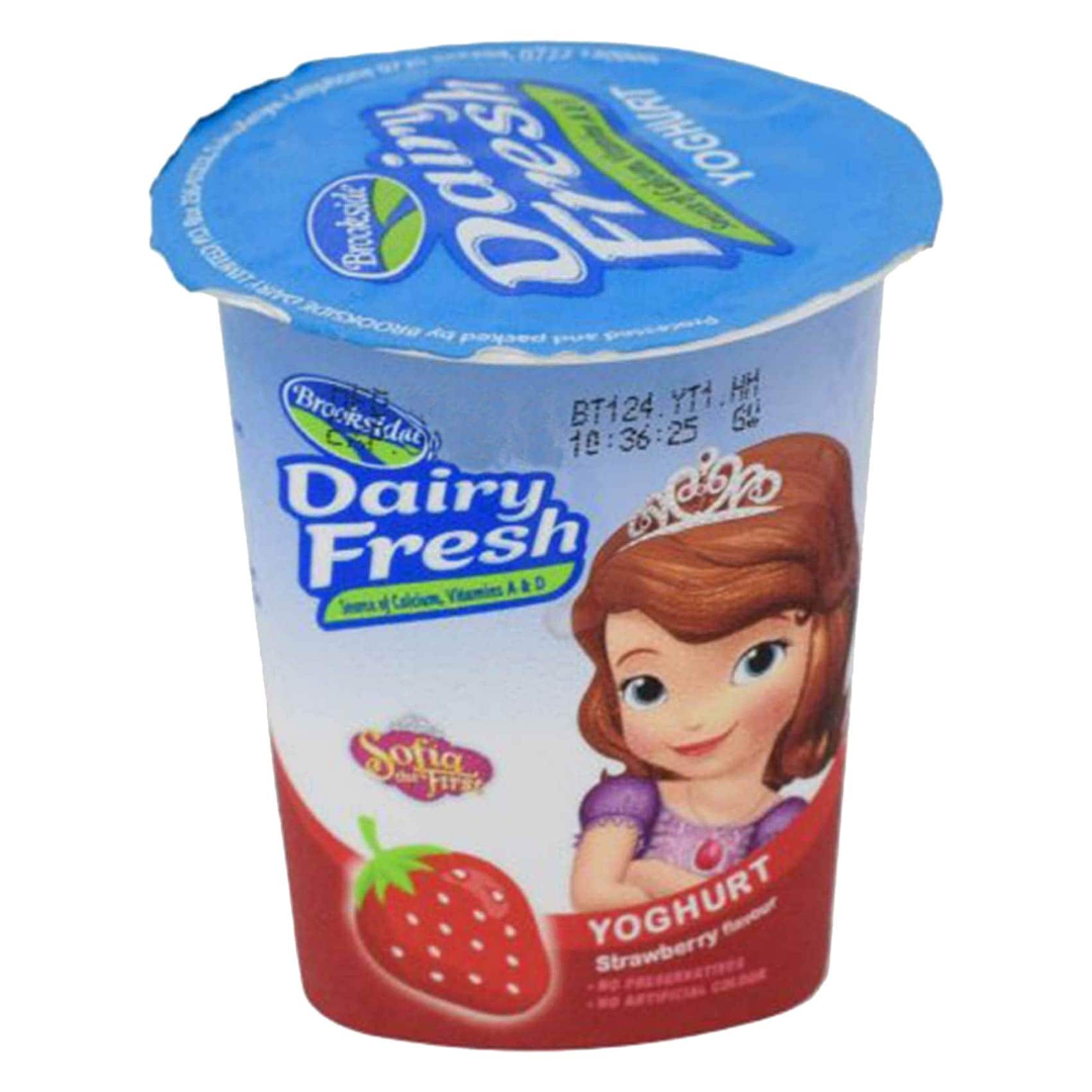 BROOKSIDE DISNEY STRAWBERRY YGT 150ML CUP